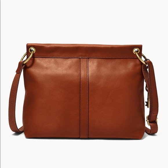 Fossil Caitlyn Leather Crossbody Bag 